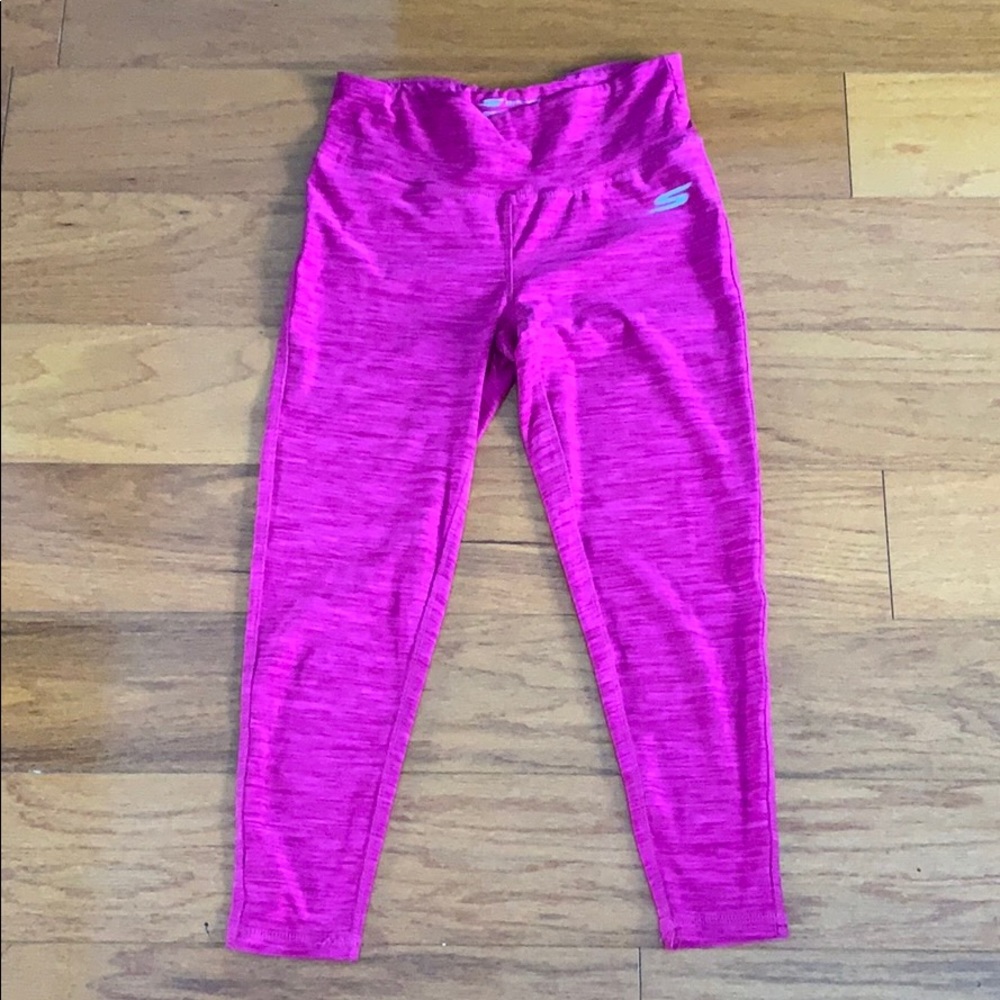 Sketchers pink cropped leggings